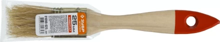 Кисть плоская ЗУБР &quot;УНИВЕРСАЛ-ОПТИМА&quot;, светлая щетина, деревянная ручка, 25мм 01099-025_z01 купить в Кургане