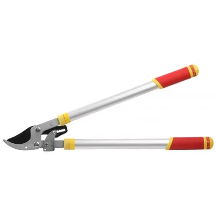 Сучкорез GRINDA с тефлоновым покрытием, алюминиевые телескопические ручки, двухрычажный храповый механизм, 700-980мм 8-424391_z01 купить в Кургане