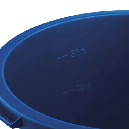 ЗУБР 40 л, первичный высокопрочный пластик, усиленный круглый строительный таз (06094-45) купить в Кургане