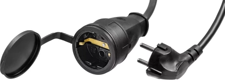 ЗУБР КГ-325-Ш, КГ, 3 х 2.5 мм2, 20 м, IP44, 4000 Вт, силовой удлинитель-шнур, Профессионал (55017-20) купить в Кургане