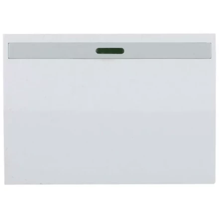 Выключатель СВЕТОЗАР &quot;ЭФФЕКТ&quot; проходной, с эффектом свечения, одноклавишный, без вставки и рамки, белый, 10A/~250B SV-54438-W купить в Кургане