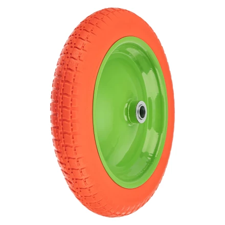 Колесо полиуретановое Сибртех 3.00-8, длина оси 90 мм, подшипник 20 мм, 689765 купить в Кургане