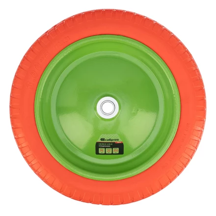 Колесо полиуретановое Сибртех 3.00-8, длина оси 90 мм, подшипник 20 мм, 689765 купить в Кургане