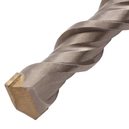 Бур по бетону, двойная спираль, три пылеотводящие кромки, 22 x 460 мм Denzel 705054 купить в Кургане
