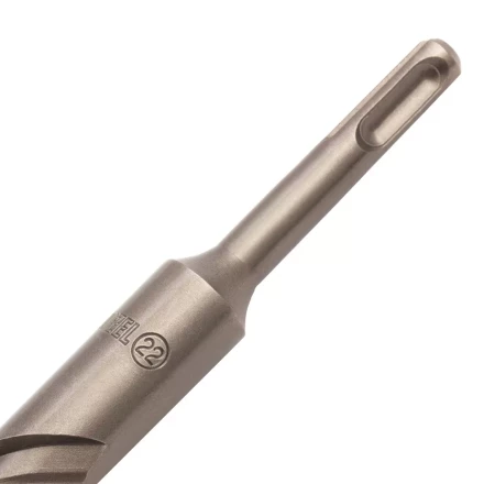 Бур по бетону, двойная спираль, три пылеотводящие кромки, 22 x 460 мм Denzel 705054 купить в Кургане