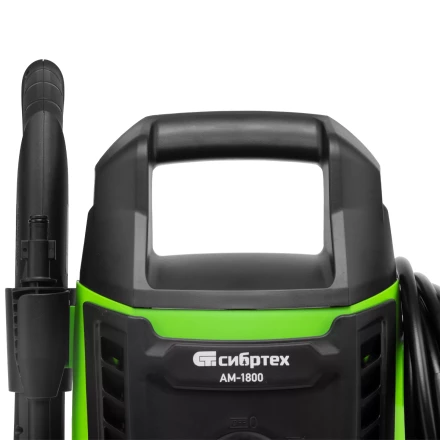 Моечная машина высокого давления Сибртех АМ-1800 58226, 1800 Вт, 140 бар, 350 л/ч, колесная купить в Кургане