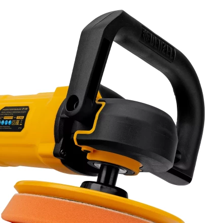 Машина полировальная Denzel CP-180, 1400 Вт, 180 мм, 0-3000 об/мин 27701 купить в Кургане