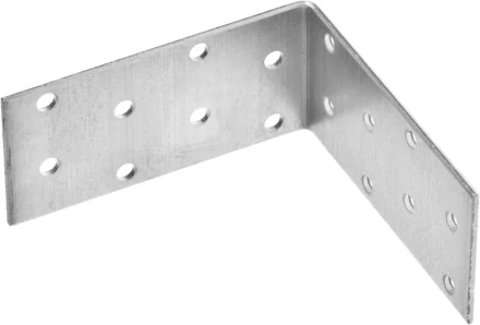 Крепежный угол ЗУБР &quot;МАСТЕР&quot; равносторонний, 40х80х80мм, 20шт 310205-040-080 купить в Кургане