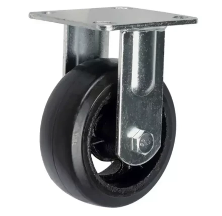 Колесо большегрузное неповоротное FCd 80 200 мм обрезиненное РФ 1029995 купить в Кургане