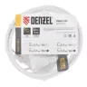 Шнур сетевой Denzel Energy Series, ПВС, 1,5 м, 2 x 1 мм, с неразборной вилкой, белый, 3 м, 37660 купить в Кургане