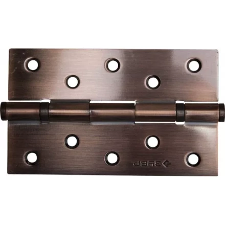 Петля универсальная ЗУБР &quot;ЭКСПЕРТ&quot;, 2 подшипника, цвет ст. медь (AC), с крепежом, 125х75х2,5мм, 2 шт 37601-125-6 купить в Кургане