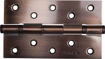 Петля универсальная ЗУБР &quot;ЭКСПЕРТ&quot;, 2 подшипника, цвет ст. медь (AC), с крепежом, 125х75х2,5мм, 2 шт 37601-125-6 купить в Кургане