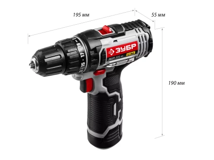 Дрель-шуруповерт 2 АКБ ДШЛ-121 КН серия СТАНДАРТ купить в Кургане