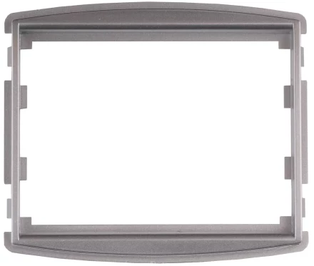 Вставка СВЕТОЗАР &quot;ЭФФЕКТ&quot; декоративная, цвет светло-серый металлик, одинарная SV-54466-SM купить в Кургане