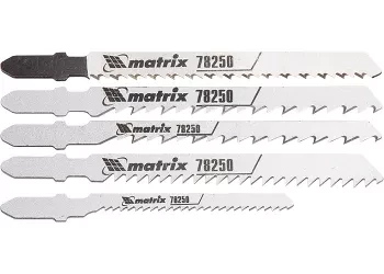 Набор полотен для электролобзика по дереву 5шт MATRIX Professional 78250 купить в Кургане