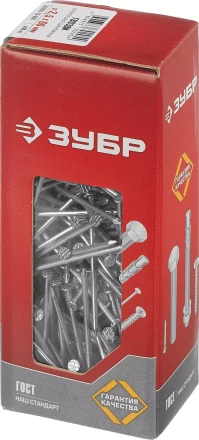 Гвозди строительные оцинкованные ГОСТ 4028-63 коробка серия МАСТЕР купить в Кургане