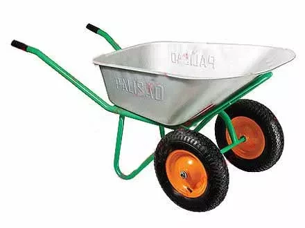 Тачка садово-строительная усиленная PALISAD 68923 двухколесная 320 кг купить в Кургане