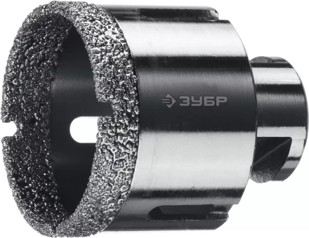 ЗУБР АВК, d 50 мм, (М14, 15 мм кромка), вакуумная алмазная коронка, Профессионал (29865-50) купить в Кургане