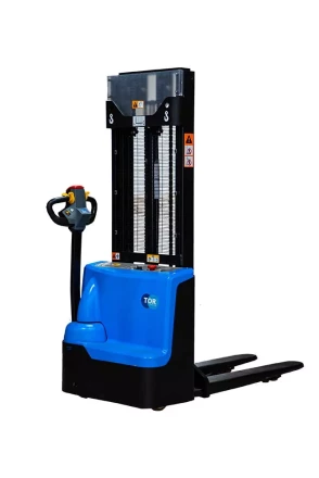 Штабелер самоходный 1,5 т 2,5 м TOR WS15H-2500SC PRO Li-ion 24/60 В/Ач контроль скорости подъема 1048089 купить в Кургане