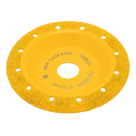 Чашка твёрдосплавная зачистная,125 мм, Наклонная, мелкое зерно #32// Denzel 72979 купить в Кургане