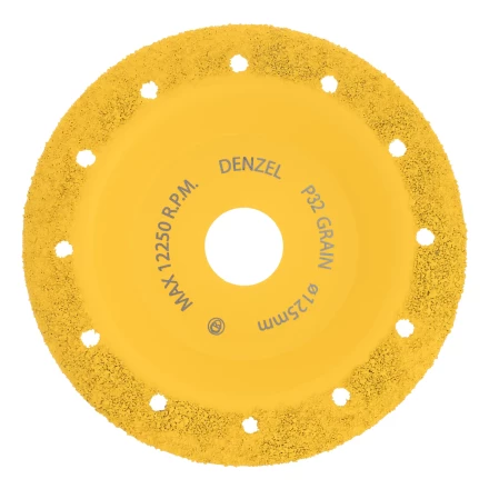 Чашка твёрдосплавная зачистная,125 мм, Наклонная, мелкое зерно #32// Denzel 72979 купить в Кургане