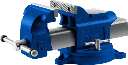 Тиски ЗУБР &quot;ЭКСПЕРТ&quot; индустриальные поворотные, 125мм 32703-125 купить в Кургане