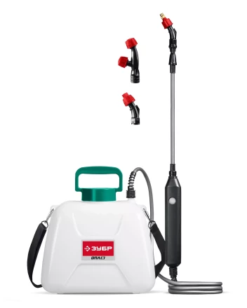 ЗУБР 5 л, аккумуляторный опрыскиватель (ОПЛ-5) купить в Кургане