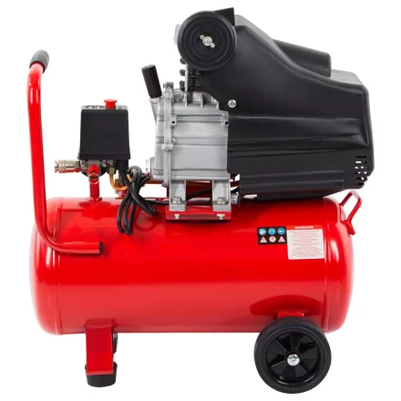 Компрессор воздушный MTX 58003, DC1500L/24, 1,5 кВт, 24 л, 210 л/мин купить в Кургане