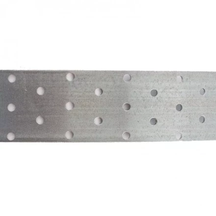Лента перфорированная монтажная 2 мм LM 5см х10м отверстие 4,5–5мм цинк Россия Сибртех 46583 купить в Кургане