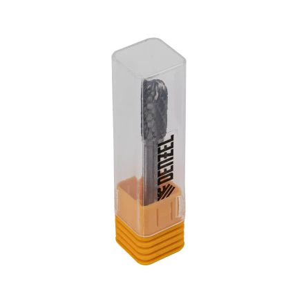 Борфреза по металлу твердосплавная, цилиндрическая закругленная, тип-С, 10 мм// Denzel 72017 купить в Кургане