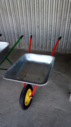 Тачка садовая грузоподъемность 90 кг объем 65 л Россия 68967 купить в Кургане