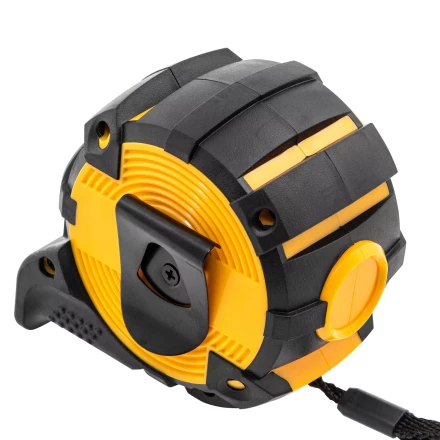 Рулетка Denzel 5м х 32мм, автоматич. фиксац., нейлон. покрытие, магнит. зацеп, двухстор. разметка 31523 купить в Кургане