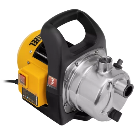 Садовый поверхностный насос Denzel GPL800Х 97302, 800 Вт, 3200 л/ч, подъем 42 м, нержавейка купить в Кургане