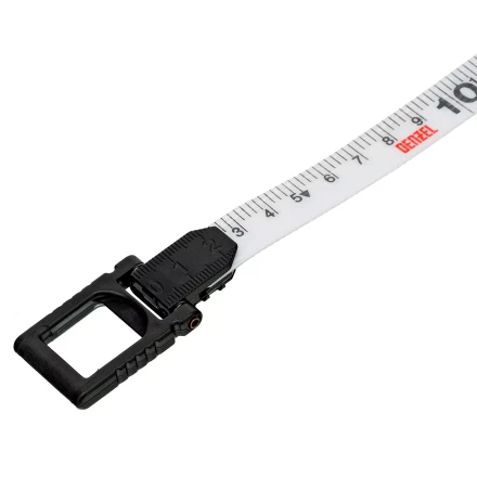 Рулетка геодезическая Denzel 30 м х 15 мм, закрытый корпус, фиберглассовая лента 31291 купить в Кургане