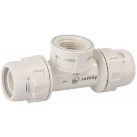 Тройник ЗУБР &quot;ШиреФит&quot; переходной &quot;штуцер с гайкой - внутренняя резьба - штуцер с гайкой&quot;, 26мм-3/4&quot;-26мм 51502-26-3/4-26 купить в Кургане