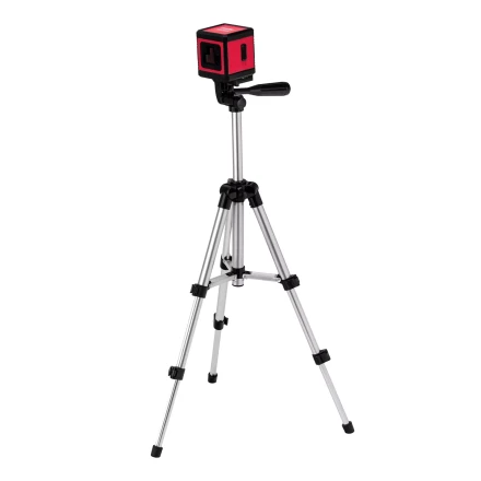 Лазерный уровень MTX XQB GREEN Pro SET 350195, 20 м, зеленый луч, батарейки, штатив купить в Кургане