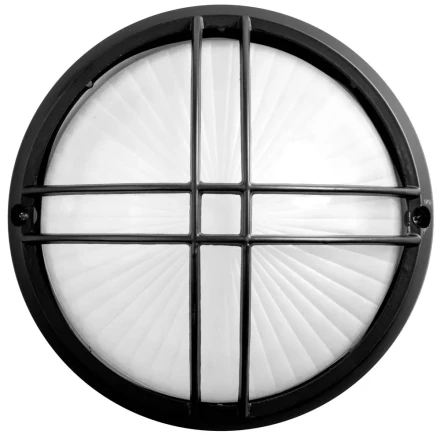 Светильник уличный СВЕТОЗАР &quot;ОРБИТА&quot; влагозащищенный, цвет черный, 60Вт SV-57311-B купить в Кургане