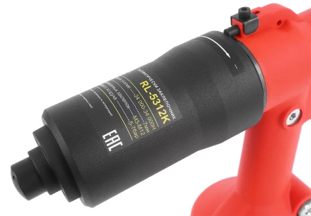 Пневматический резьбовой заклепочник MESSER RL-5312K с комплектом для установки заклепок М3. М4, М5, М6, М8, М10. М12 купить в Кургане