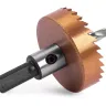 HSS-TiN коронка MESSER 42мм с центр. сверлом и толкающей пружиной для  лист. материала  до 2 мм ц/х купить в Кургане