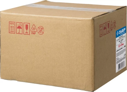 Саморезы СКМ кровельные, RAL 9003 белый, 25 x 5.5 мм, 1 800 шт, для металлических конструкций, ЗУБР 4-300310-55-025-9003 купить в Кургане