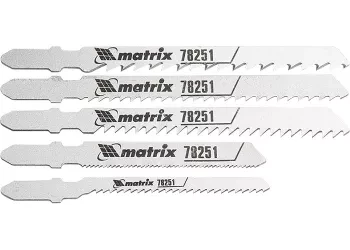 Набор полотен для электролобзика универсальный 5шт MATRIX Professional 78251 купить в Кургане