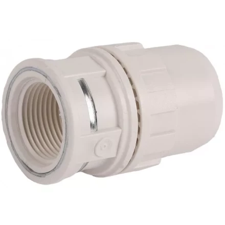 Муфта ЗУБР &quot;ШиреФит&quot; соединительная, &quot;штуцер с гайкой - внутренняя резьба&quot;, 20мм-3/4&quot; 51462-20-3/4 купить в Кургане