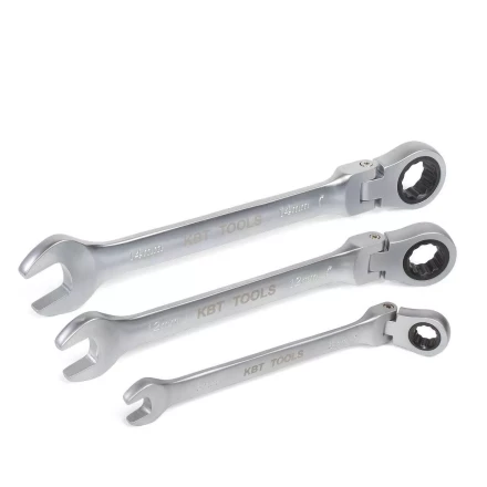 Ключ гаечный комбинированный трещоточный с шарниром 15 мм серия KBT-PROFESSIONAL (79197) купить в Кургане