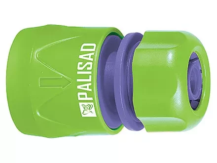 Соединитель пластмассовый быстросъемный для шланга 1/2&quot;  PALISAD 66135 купить в Кургане