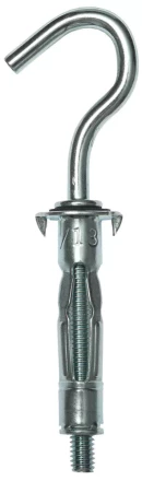 Анкер ЗУБР для пустотелых конструкций оцинкованный, с полукольцом, М4х32х13мм, ТФ2, 120шт 4-302512-04-032 купить в Кургане