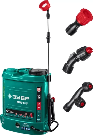 ЗУБР 12 л, аккумуляторный опрыскиватель (ОПС-12) купить в Кургане