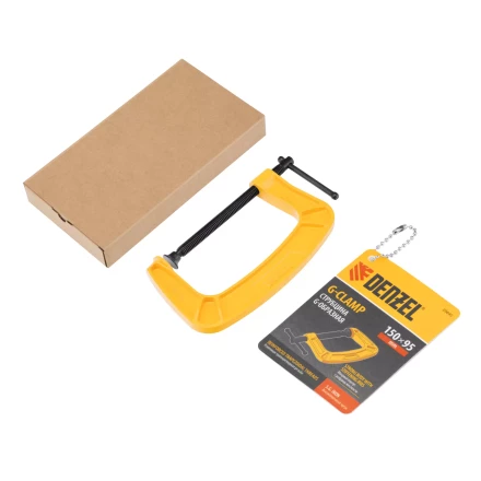 Струбцина G-образная Denzel, усиленная, 150 мм 20645 купить в Кургане