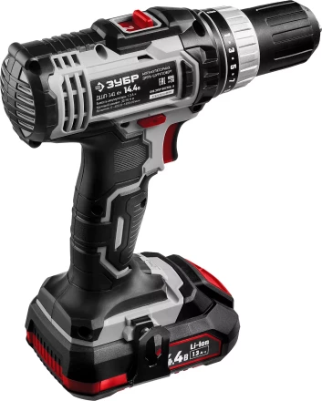 Дрель-шуруповерт 2 АКБ ДШЛ-141 КН серия СТАНДАРТ купить в Кургане