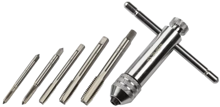 Набор резьбонарезного инструмента на карточке серия МАСТЕР купить в Кургане