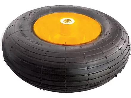 Колесо пневматическое 4.00-6 D325 мм подш. внут. диам. 16мм длина оси 100мм  PALISAD 68938 купить в Кургане